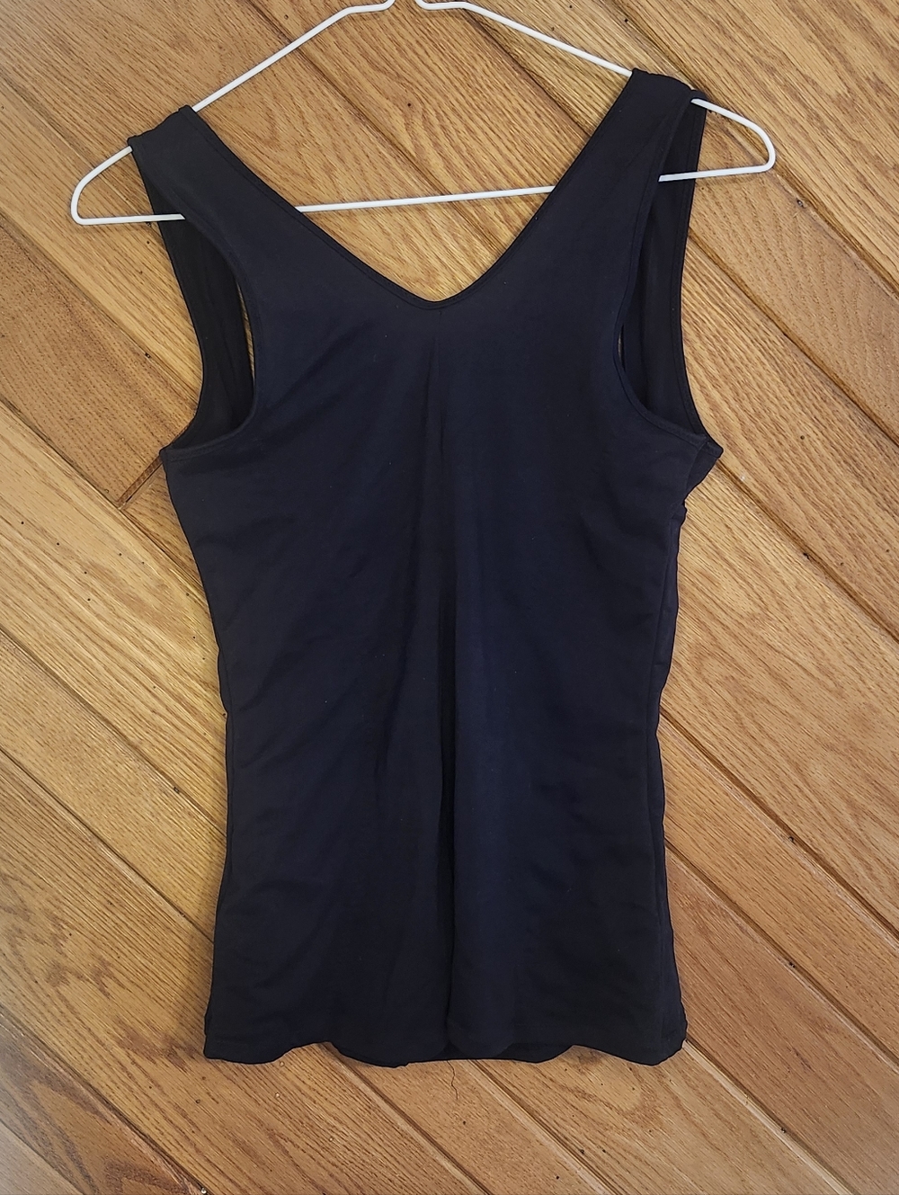 Jacyln Smith Black Women's V-Neck Athletic Compression XXL Tank Top